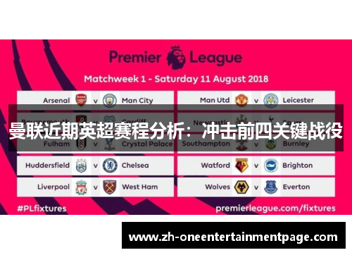 曼联近期英超赛程分析:冲击前四关键战役 曼联近期英超赛程分析:冲击前四关键战役