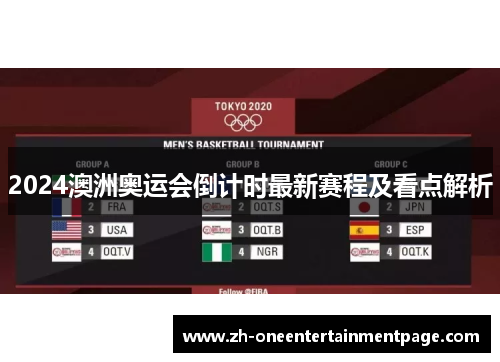 2024澳洲奥运会倒计时最新赛程及看点解析